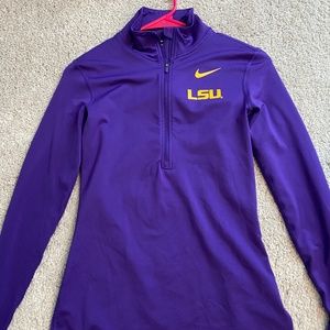 LSU Nike Quarter-zip WORN ONCE!